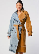 Load image into Gallery viewer, DENIM TRENCH
